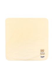 Moschino Kids Coperta con stampa Teddy Bear - Giallo