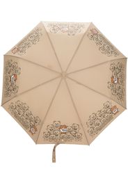 Moschino Teddy Bear compact umbrella - Toni neutri