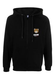 Moschino Leo Teddy-print hoodie - Nero