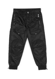 Moschino Kids tapered cargo trousers - Nero