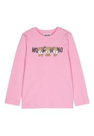 Moschino Kids T-shirt con stampa Teddy Bear - Rosa