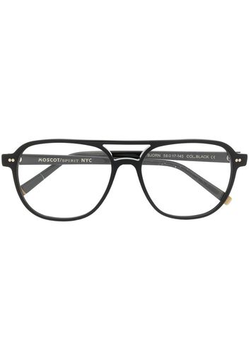 Moscot Occhiali con montatura stile pilota Bjorn - Nero