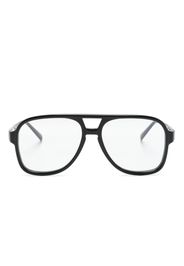 Moscot Occhiali Sheister con montatura stile pilota - Nero