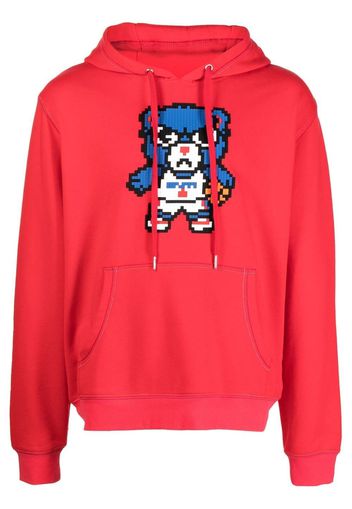 Mostly Heard Rarely Seen 8-Bit Philadelphia graphic-print hoodie - Rosso