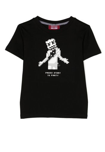 Mostly Heard Rarely Seen 8-Bit T-shirt Mini Party Starter - Nero