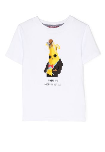 Mostly Heard Rarely Seen 8-Bit T-shirt Mini Where We Droppin' - Bianco