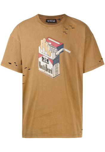 Mostly Heard Rarely Seen T-shirt con stampa - Marrone