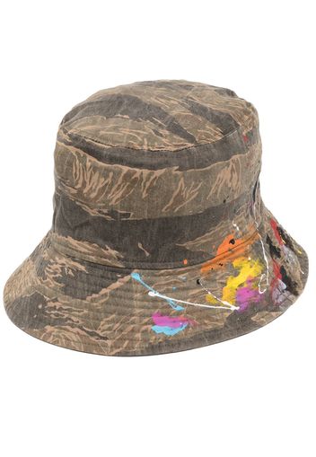 Mostly Heard Rarely Seen Cappello bucket con stampa camouflage - Marrone