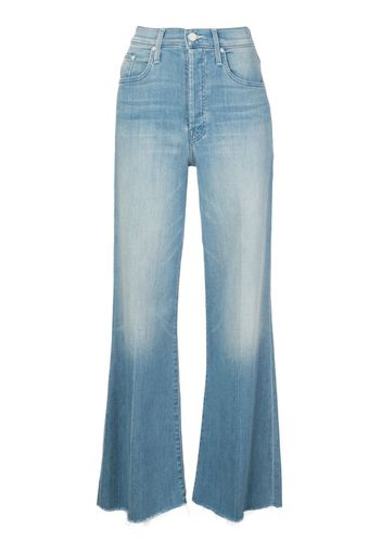 high rise flared jeans