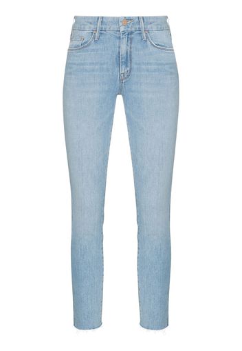 MOTHER The Looker cropped skinny jeans - Blu