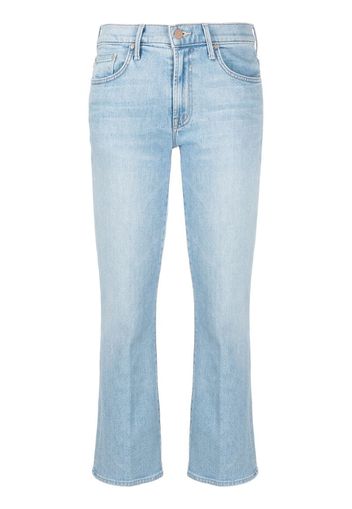 cropped slim-fit jeans