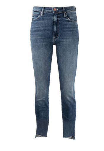 Mother Jeans skinny Stunner con vita media - Blu