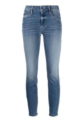 MOTHER Jeans skinny a vita media - Blu