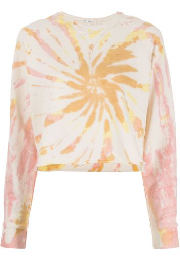 MOTHER cropped tie-dye sweatshirt - Toni neutri