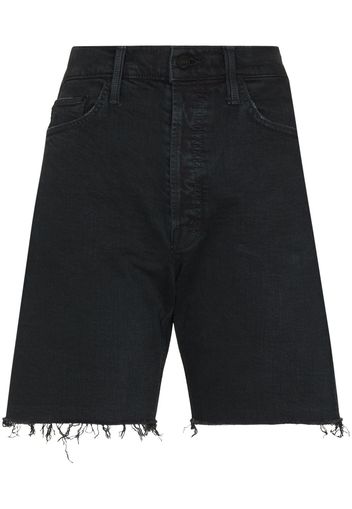 MOTHER frayed edge shorts - Nero