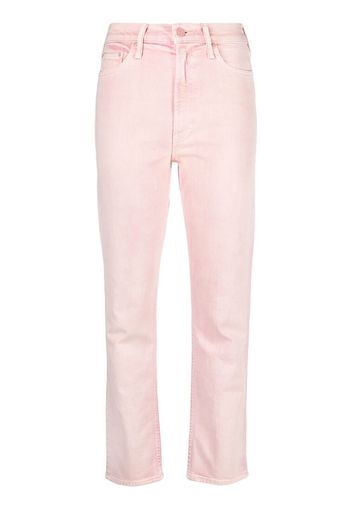 MOTHER The High Waisted Rider Flood jeans - Rosa