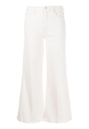 MOTHER Rolled flared leg jeans - Bianco