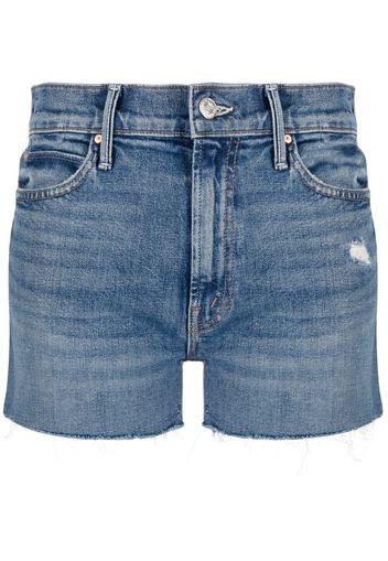 MOTHER Cowboys Dont' Cry denim shorts - Blu