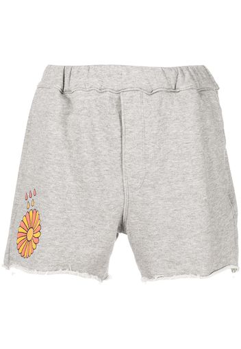 MOTHER Shorts running con stampa - Grigio