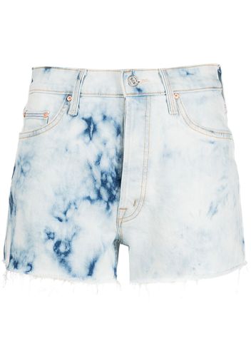 MOTHER The Tomcat Kick Fray shorts - Blu