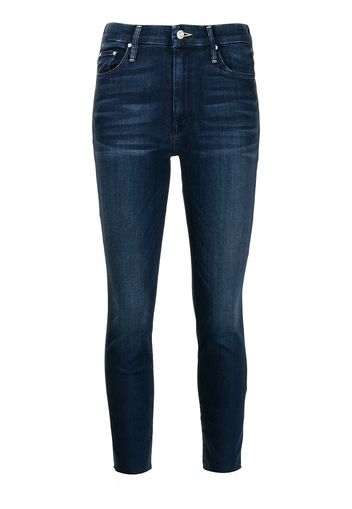 MOTHER Jeans skinny a vita media - Blu