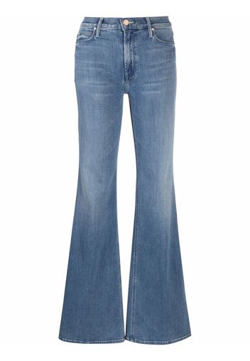 MOTHER mid-rise flared jeans - Blu
