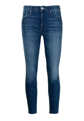 MOTHER Jeans skinny a vita bassa - Blu