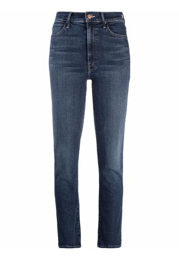 MOTHER slim-cut straight-leg jeans - Blu