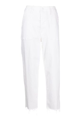 MOTHER The Patch Pocket cargo-style jeans - Bianco