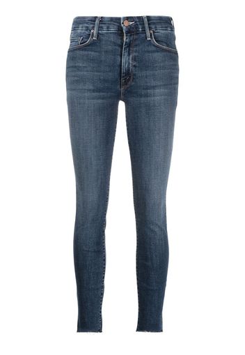 MOTHER distressed skinny jeans - Blu