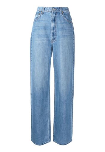 MOTHER Jeans a gamba ampia - Blu