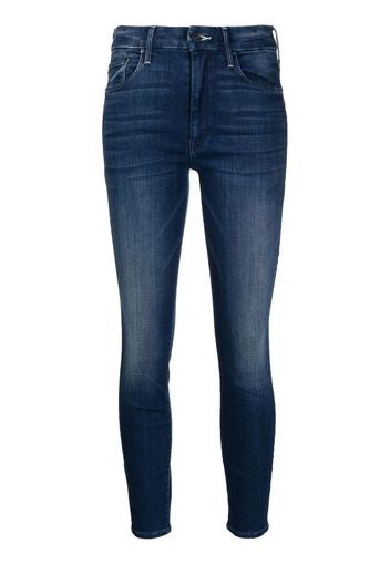 MOTHER Jeans crop skinny - Blu