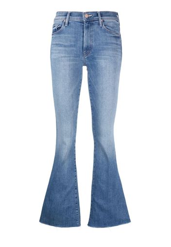 MOTHER flared cropped jeans - Blu