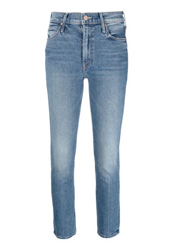 MOTHER low-rise slim cut jeans - Blu