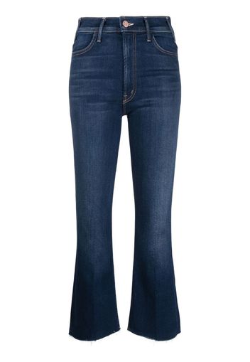 MOTHER The Hustler raw-hem jeans - Blu