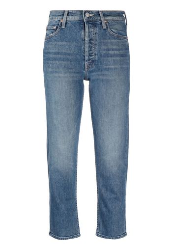 MOTHER The Tomcat cropped jeans - Blu