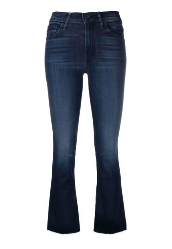 MOTHER The Insider kick-flare cropped jeans - Blu