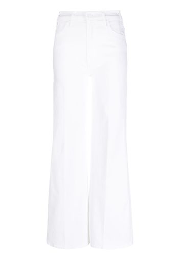 MOTHER The Hustler Roller Heel wide-leg jeans - Bianco