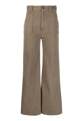 MOTHER high-waisted flared jeans - CER CAPERS