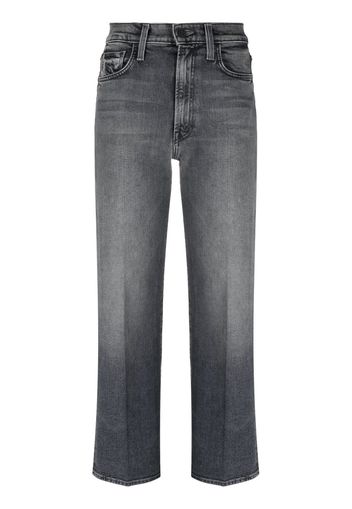 MOTHER The Rambler Zip Flood straight-leg jeans - Grigio