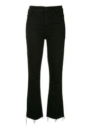 Hustler ankle-crop kick flare jeans