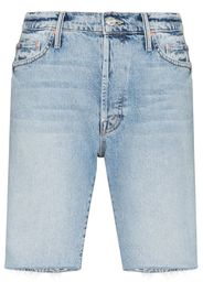 MOTHER The Trickster Bermuda Denim Shorts - Blu