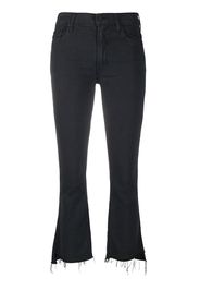 MOTHER Jeans The Insider Crop Step Fray - Nero