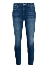 MOTHER Jeans skinny a vita bassa - Blu