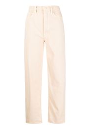 MOTHER mid-rise cropped jeans - Giallo