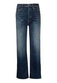 MOTHER The Ditcher cropped straight jeans - Blu
