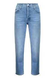 MOTHER mid-rise straight-leg jeans - Blu