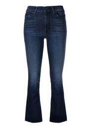 MOTHER The Insider kick-flare cropped jeans - Blu