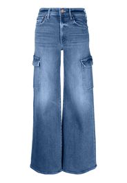 MOTHER Jeans a gamba ampia The Undercover Cargo Sneak - Blu