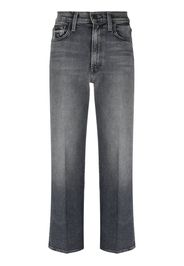 MOTHER The Rambler Zip Flood straight-leg jeans - Grigio